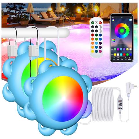Illuminazione Led Per Piscine Fuori Terra, Cavo Di 10m, Risparmia Energia E Stile - Foto 1