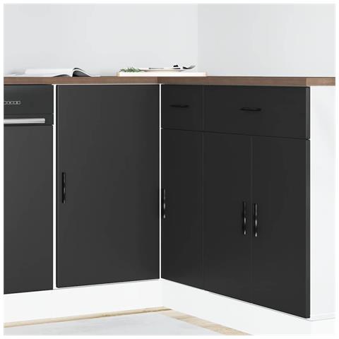 Mobile Base Lavello “Lyon” Nero in Legno Multistrato - Foto 10