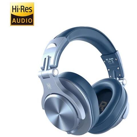 Fusion A70 Hi-Res Cuffie DJ Wireless, Cavo e Microfono Sky Blue - Foto 1
