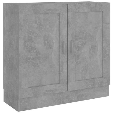 Lusso Casadino - Libreria Grigio Cemento 82,5x30,5x80 Cm In Legno Multistrato - Foto 1
