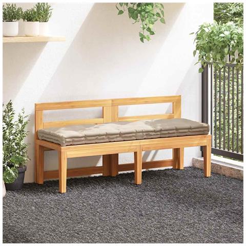 Cuscino Per Pallet E Pavimento In Cotone 120x40x7 Cm Beige - Foto 8