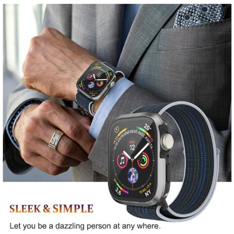 Custodia In Lega Di Alluminio Con Pellicola Temperata Per Apple Watch 10 40 Mm - Foto 4