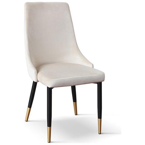 Arlette - Sedia Di Design Moderno In Velluto - Foto 1