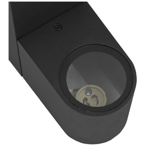 Illuminazione da Parete Esterna 2 pz Acciaio Inossidabile Nero IP44 - Foto 9