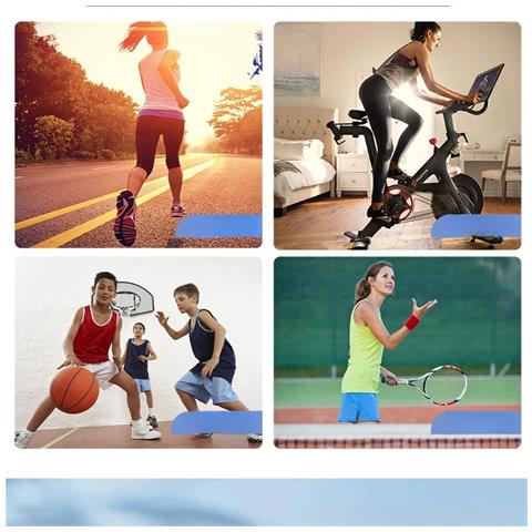 Set Fascia E Polsini Sportivi - Traspirante, Assorbi-sudore E Confortevole Grey - Foto 4