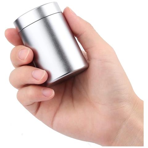 Barattoli In Alluminio 2 Pezzi Ermetici Antiodore 50 Ml - Foto 2