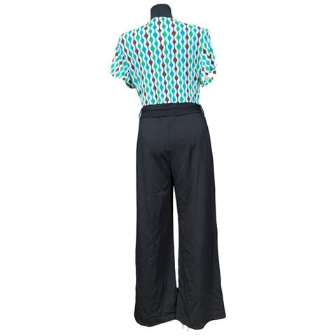 Anna Field Tuta Da Donna A Maniche Corte Colorata Elegante L - Foto 2