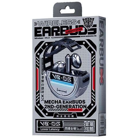 Auricolari Tws Wireless Bluetooth 5.3 Con Custodia Di Ricarica Bassi Profondi, Grigio - Foto 2