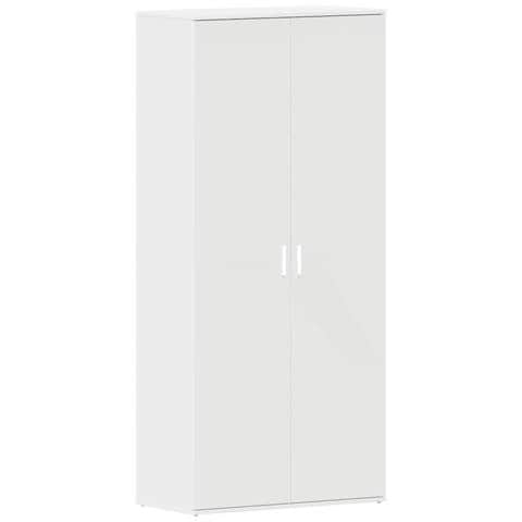 Mobile per scarpe Bianco 80 x 39 x 180 cm Legno multistrato - Foto 1