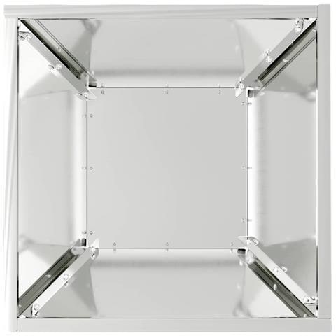 Vaso a Ciotola da Giardino 5 pcs Argento 35 x 35 x 15 cm - Foto 8