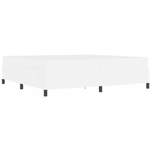 Struttura letto con materasso con materasso Bianco 200 x 200 cm - Foto 9