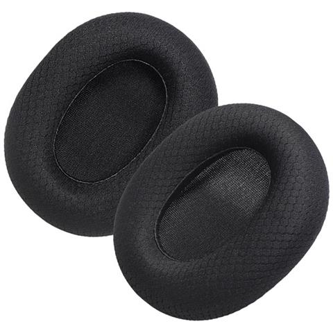 Cuscinetti Auricolari Neri A Rete Da Calcio (2 Pz) Compatibili Con Edifier W800bt Free - Foto 2
