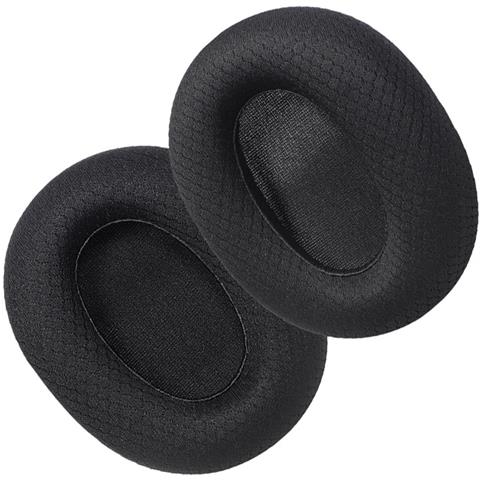 Cuscinetti Auricolari Neri A Rete Da Calcio (2 Pz) Compatibili Con Edifier W800bt Free - Foto 4