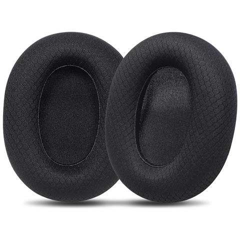 Cuscinetti Auricolari Neri A Rete Da Calcio (2 Pz) Compatibili Con Edifier W800bt Free - Foto 1