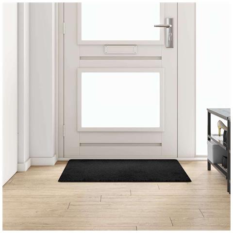 Runner in Moquette Nero 100 x 100 cm 100% Polipropilene Tuft - Foto 2