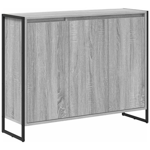 Mobile laterale Grigio Sonoma 96,5 x 30 x 75 cm - Foto 1