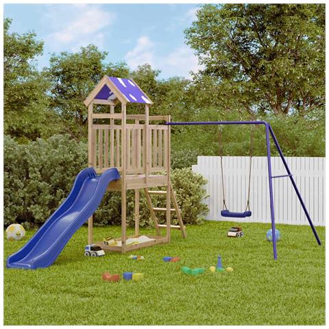 Set da Gioco da Esterno in Legno di Pino Impregnato - Foto 2