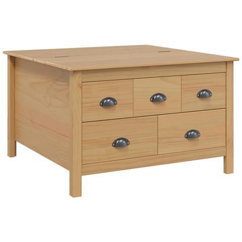 Tavolino da salotto Marrone miele 79,5 x 79,5 x 49 cm - Foto 1