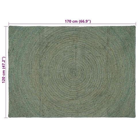 Tappeti per area Verde Oliva 120 x 170 cm Juta - Foto 7