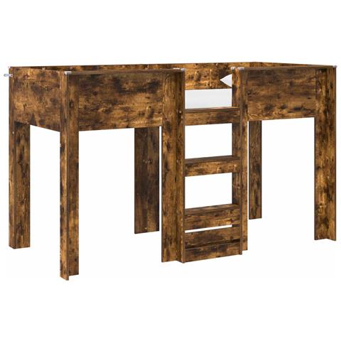 Letto a Castello per Bambini Rovere fumé 75 x 190 cm - Foto 1
