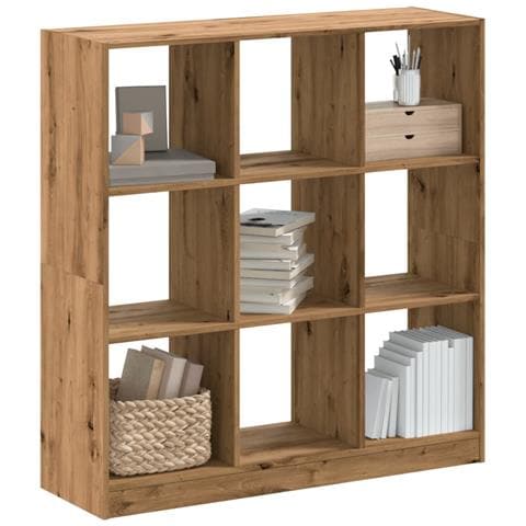 Libreria Rovere Artigianale 102x32x108 cm in Legno Multistrato - Foto 2