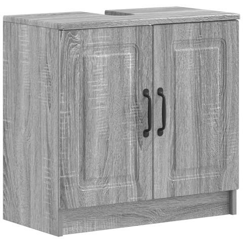 Armadio per Lavabo da Bagno UTRECHT Sonoma grigio - Foto 1