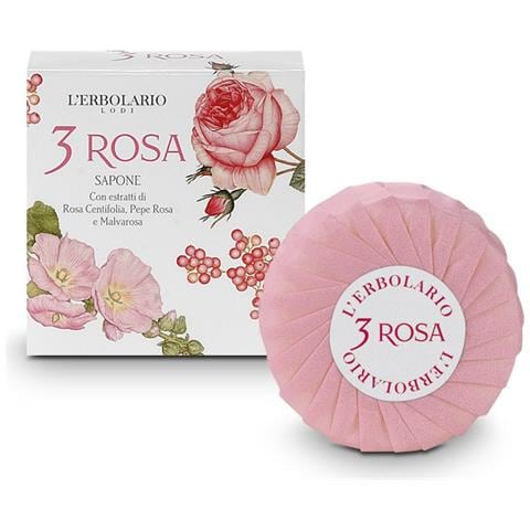 3 Rosa Sapone Profumato 100 g - Foto 1