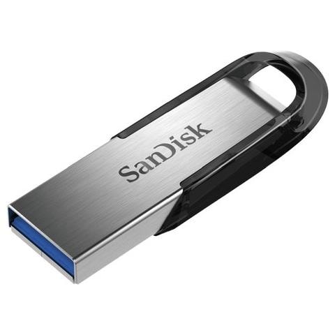 Ultra Flair. Capacità : 64 Gb, Tipo Interfaccia: Usb 3.0, Velocità  Di Lettura: 150 Mb/s. Fattore Di Forma: Senza Coperchio, Colore Del Prodotto: Nero, Argento. Larghezza: 1,32 Cm, Profondità : 4,24 Cm, Altezza: 6,6 Mm - Ultra Flair - Foto 1