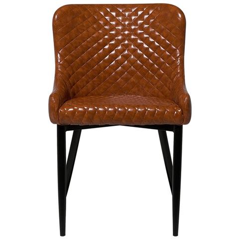 Set Di 2 Sedie Da Pranzo In Ecopelle Marrone Vintage Solano - Foto 2