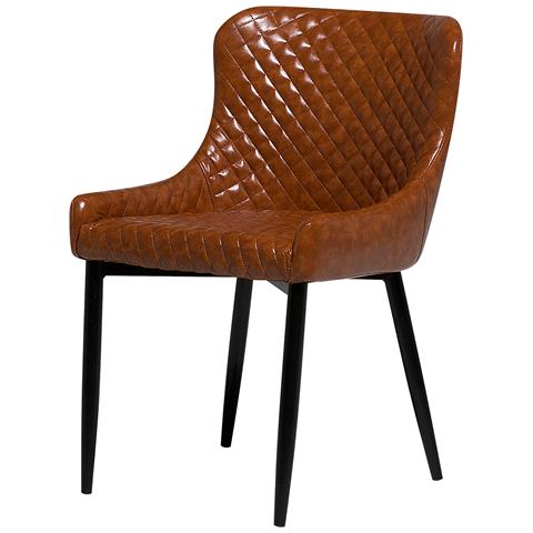 Set Di 2 Sedie Da Pranzo In Ecopelle Marrone Vintage Solano - Foto 27