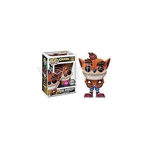 Crash Bandicoot Pop Games Vinile Figura Crash Flocked 9 Cm Esclusiva - Foto 1