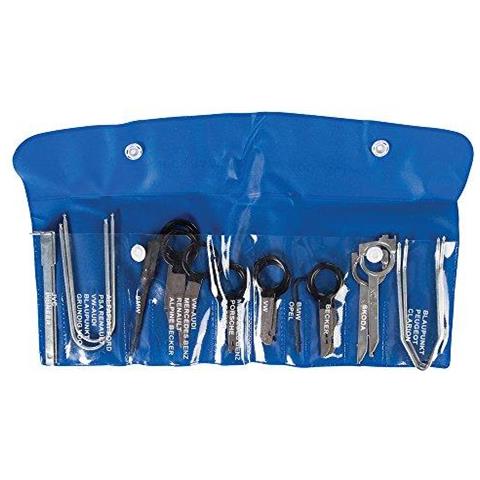 Kit Di Utensili Per La Rimozione Delle Autoradio In Acciaio Silverline 20 Pz - Foto 4