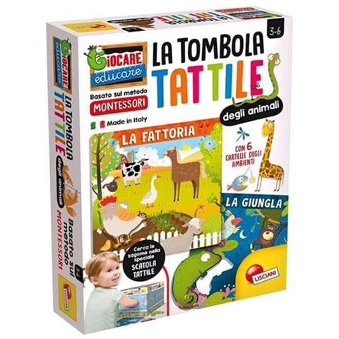 72460 Lisciani Tombola Tattile degli Animali Metodo Montessori - Foto 3