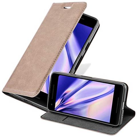 Custodia Compatibile Con Google Pixel 2 Xl In Bruno Caffè - Coperchio Protettiva Con Chiusura Magnetica, Funzione Stand E Tasca Per Le Carte - Foto 1