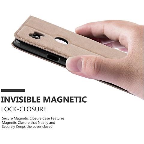 Custodia Compatibile Con Google Pixel 2 Xl In Bruno Caffè - Coperchio Protettiva Con Chiusura Magnetica, Funzione Stand E Tasca Per Le Carte - Foto 2
