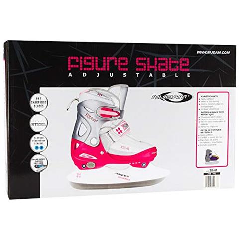 Filles De Patinage Blanc Taille Réglable 38-41 - Foto 2
