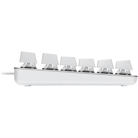K835 TKL Mechanical Keyboard tastiera USB Nordic Bianco, Argento - Foto 4
