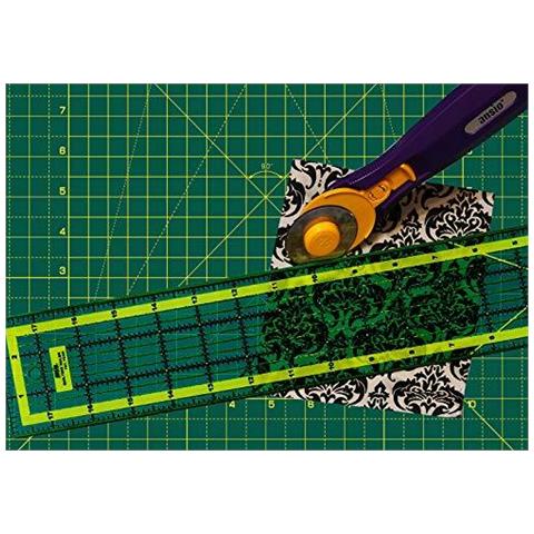 Craft Tappetino Da Taglio Self Healing A3 Double Sided 5 Strati - Quilting Cucito Scrapbooking Tessuto E Papercraft - Imperiale Metrico 17 Pollici X 11 Pollici 42 Centimetri X 27 Centimetri - Verde Verde - Foto 4
