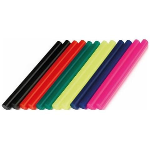 Set Di 12 Stick Di Colla Colorati 7mm 105 ° C - Foto 1