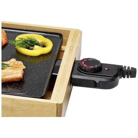 Profi Cook PC-TYG 1143 da Tavolo Metallo Piano Cottura teppanyaki - PC-TYG 1143, da Tavolo, Metallo, Nero, Legno, Manopola, 510 x 250 mm - Foto 3