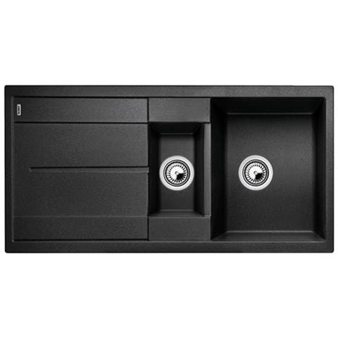 Lavello Incasso 60cm Manuale Grigio /nero Con Sifone - 513239 - Foto 1