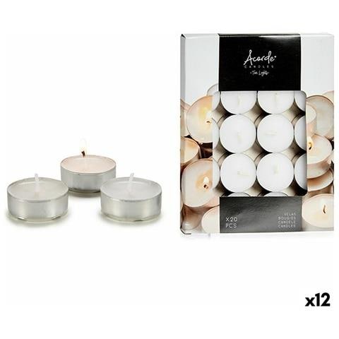 Set Di Candele Bianco (12 Unità) - Foto 1