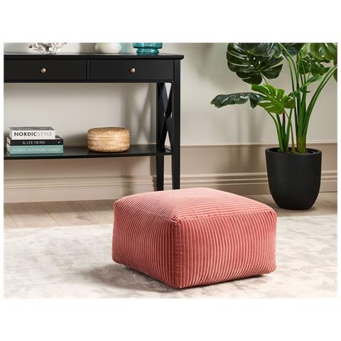Pouf Mukki Cotone Rosso Chiaro - Foto 1