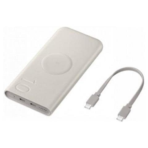 Powerbank 10000mah Usb-c Power Delivery Induzione 7.5w, Beige - Foto 1