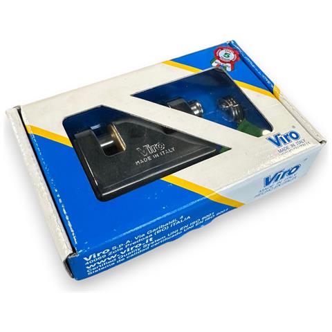 Lucchetto Corazzato A 2 Aste In Ottone Forgiato Monoblocco Viro Panzer 2 - Foto 2