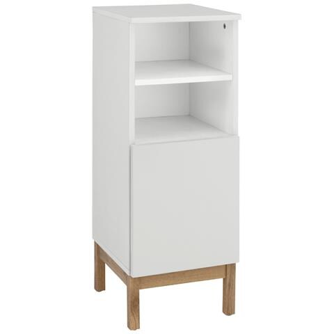 Mirza Mobile Ad 1 Anta In Truciolare Bianco - Foto 1