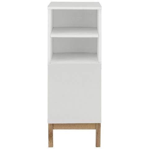 Mirza Mobile Ad 1 Anta In Truciolare Bianco - Foto 2