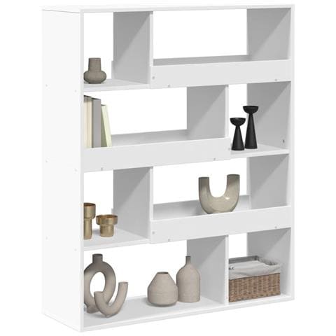 Divisorio Stanza Bianco 100x33x125,5 Cm In Truciolato - Foto 3