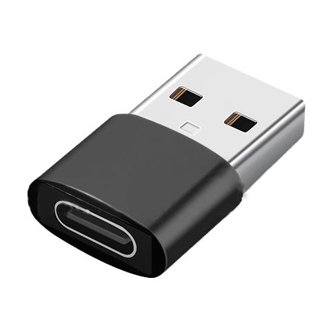 Adattatore Da Usb-c A Usb A 2 Pezzi Per Trasferimento Dati E Ricarica Black - Foto 3