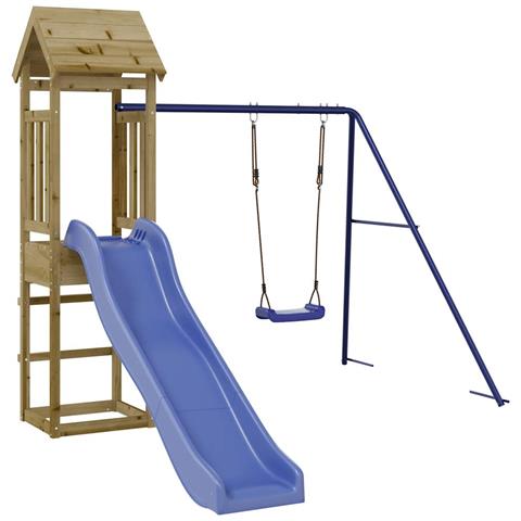 Set Da Gioco Da Esterno In Legno Di Pino Impregnato - Foto 1